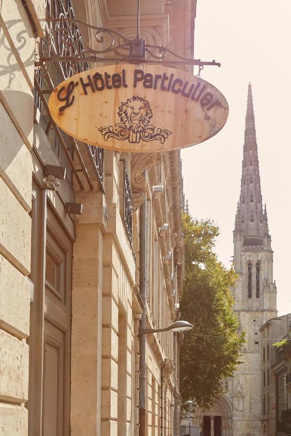 L'Apparthotel Particulier Bordeaux Exterior foto